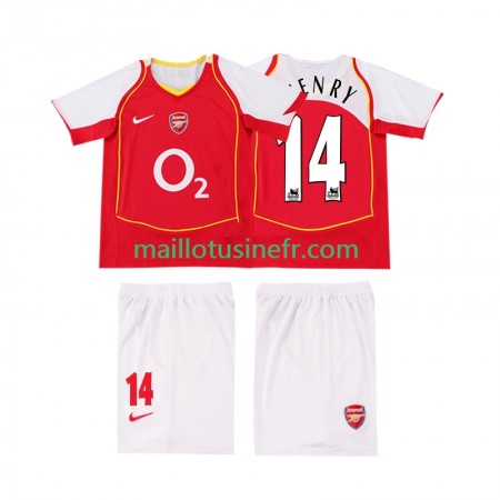 Maillot de Foot Arsenal Thierry Henry 14 2004 Domicile Retro 2005 - Enfant